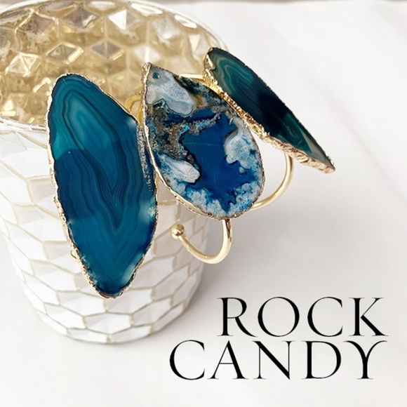 HOST PICK! 🎉🎉 Natural Stone Cuff Bracelet - Picture 1 of 4